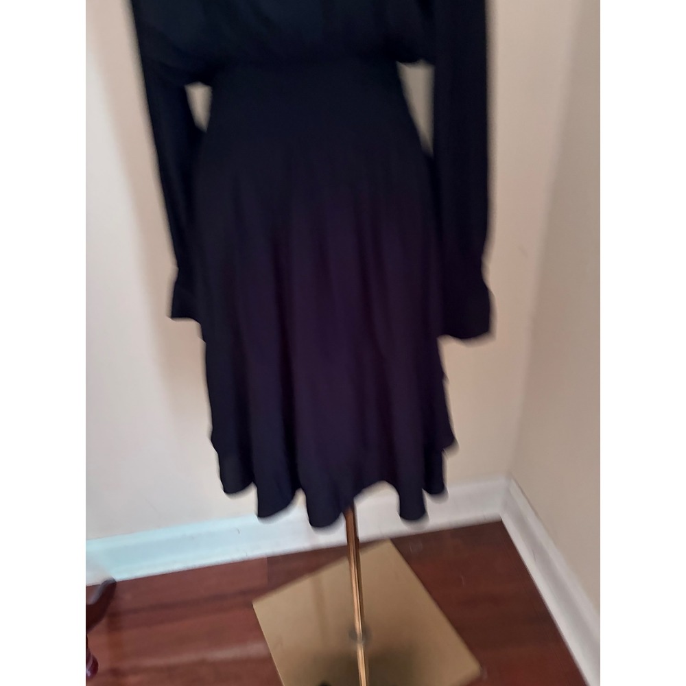 Brochu Walker Olivia Smocked Dress Tiered Mini Ruffle V-Neck Med - Picture 6 of 8
